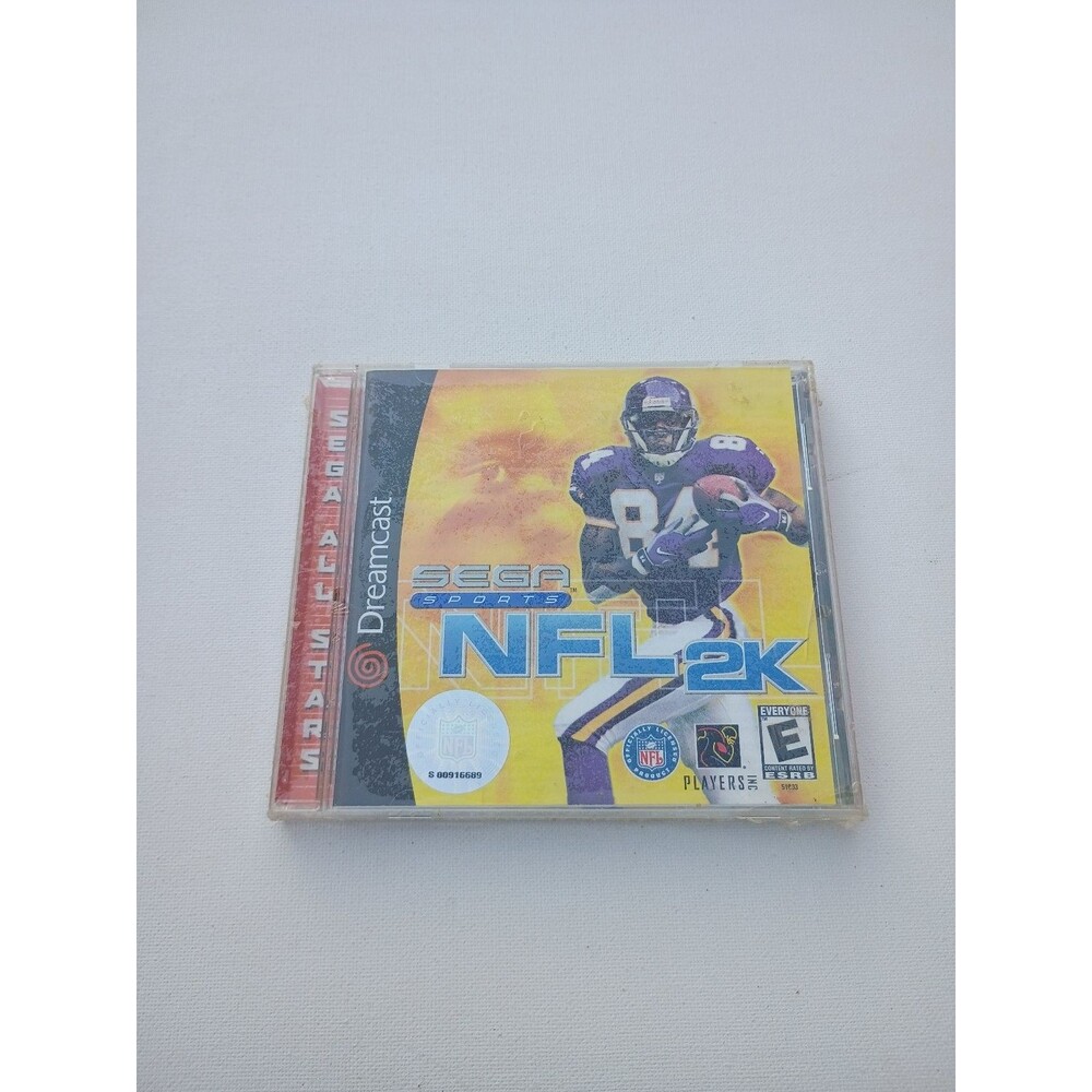 Sega Sports NFL 2K Dreamcast CD 1999 Football Visual Concepts Sega All Stars